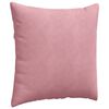 vidaXL Coussins de canapé 2 pcs Rose 60 x 60 cm