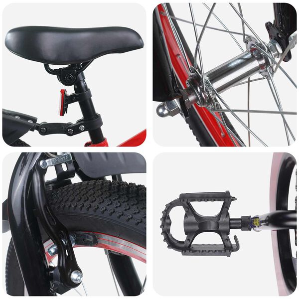 vidaXL V&eacute;lo pour Enfants 18 Pouces pour les 5-7 ans Bleu Noir