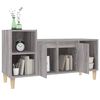 vidaXL Meuble TV Sonoma gris 100x35x55 cm Bois d'ingénierie