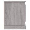 vidaXL Meuble TV sonoma gris 100x35,5x45 cm bois d'ingénierie