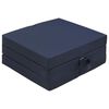 vidaXL Matelas en mousse pliable en 3 sections 190 x 70 x 9 cm Bleu