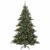 vidaXL Sapin de Noël Artificiel à Branches Articulées 180 cm PVC