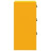 vidaXL Cabinet de Dossier Jaune moutarde 44 x 50 x 106.5 cm