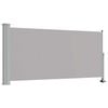 vidaXL Auvent lat&eacute;ral r&eacute;tractable de patio 120 x 300 cm Gris