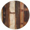 vidaXL Dessus de table rond 70 cm 15-16 mm Bois de r&eacute;cup&eacute;ration