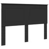 vidaXL T&ecirc;te de lit Ch&ecirc;ne Noir 100 cm Bois d&rsquo;ing&eacute;nierie