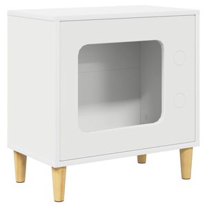 vidaXL Maison pour chat Blanc 51 x 30 x 52 cm Bois d'ing&eacute;nierie
