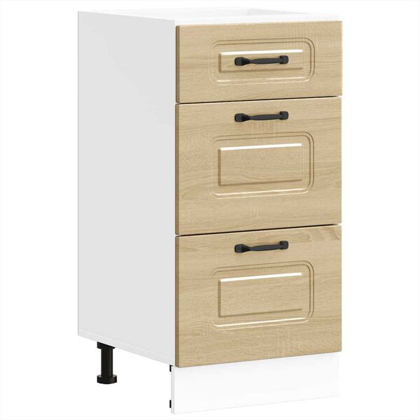 vidaXL Armoire de cuisine Kalmar ch&ecirc;ne sonoma bois d'ing&eacute;nierie