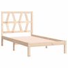 vidaXL Cadre de lit sans matelas bois massif 90x200 cm