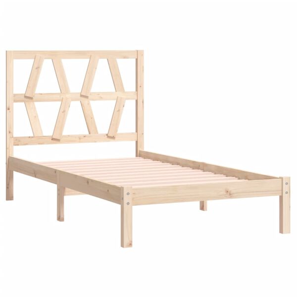 vidaXL Cadre de lit sans matelas bois massif 90x200 cm