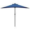 vidaXL Parasol de jardin Azur 294 x 150 x 223 cm Polyester et Acier