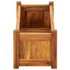vidaXL Lit sur&eacute;lev&eacute; de jardin Bois d'acacia 76x27,6x25 cm