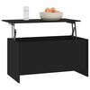 vidaXL Table basse noir 102x55,5x52,5 cm bois d'ing&eacute;nierie