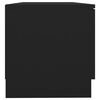 vidaXL Meuble TV Noir 80x35x36,5 cm Bois d'ingénierie