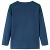 Sweatshirt gaufr&eacute; pour enfants bleu marine 104