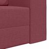 vidaXL Canap&eacute;-Lit 200cm Bordeaux tissu