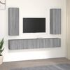 vidaXL Ensemble de meubles TV 5 pcs Sonoma gris Bois d'ingénierie