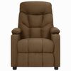 vidaXL Fauteuil Marron Tissu