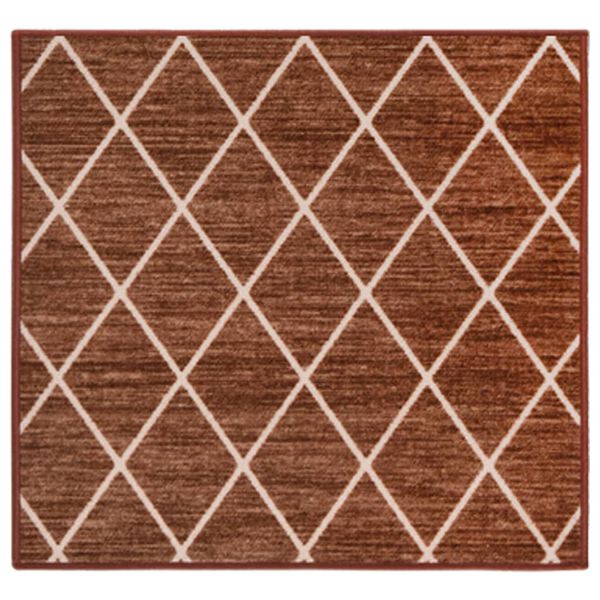 vidaXL Tapis de couloir Marron fonc&eacute; 80x100 cm