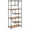 vidaXL Biblioth&egrave;que ch&ecirc;ne artisanal 81 x 36 x 176 cm Bois d'ing&eacute;nierie