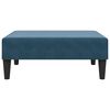 vidaXL Repose-pied bleu 77x55x31 cm velours