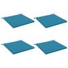 vidaXL Coussins de si&egrave;ge 4 pi&egrave;ces SOEST 4 pc 100 % polyester