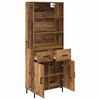 vidaXL Haut Armoire Bois ancien 69,5 x 34 x 180 cm Bois d'ing&eacute;nierie