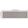 vidaXL Tapis de cuisine lavable impression losange 45x150 cm velours