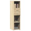 vidaXL Buffet haut ch&ecirc;ne sonoma 30x42,5x124 cm bois d'ing&eacute;nierie