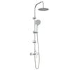 vidaXL Syst&egrave;me de Douche Chrome Acier inoxydable 21 x 48 x 112 cm