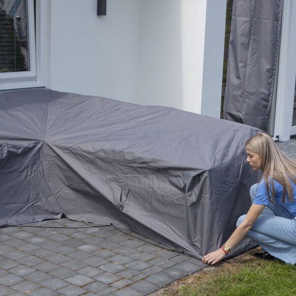 Madison Housse de meubles d'ext&eacute;rieur 255 x 255 x 70 cm Gris