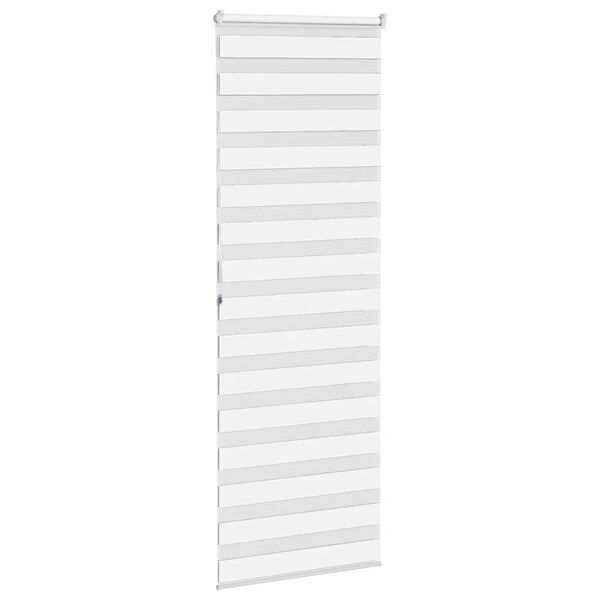 vidaXL Store zèbre blanc 75x200 cm largeur du tissu 70,9 cm polyester