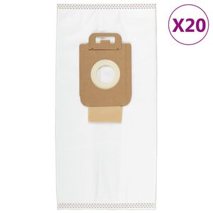 vidaXL Sacs d&rsquo;aspirateur pour Nilfisk King 20 pcs