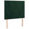 vidaXL Cadre de lit sans matelas vert fonc&eacute; 100x200 cm velours