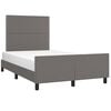 vidaXL Cadre de lit sans matelas gris 120x200 cm similicuir