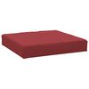 vidaXL Coussins de palette lot de 2 rouge bordeaux tissu oxford