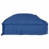 vidaXL Coussin pour banc de palette Bleu royal 110 x 40 x 8 cm