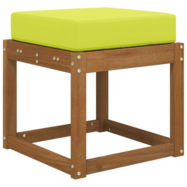 vidaXL Coussin de Si&egrave;ge d'Ext&eacute;rieur Vert 40 x 40 x 8 cm