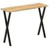 vidaXL Table console à live edge 105x33x76 cm bois de manguier massif