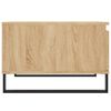 vidaXL Table basse ch&ecirc;ne sonoma 55x55x36,5 cm bois d'ing&eacute;nierie