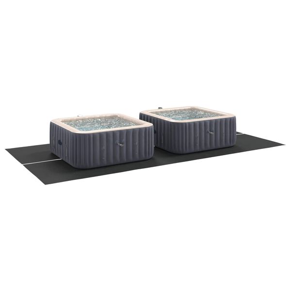 vidaXL Tapis de piscine Noir 500 x 250 x 0,1 cm Tissu non tiss&eacute;
