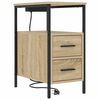 vidaXL Cabinet de chevet Ch&ecirc;ne Sonoma 30 x 48 x 61 cm