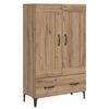vidaXL Haut Armoire Ch&ecirc;ne artisanal 70 x 31 x 115 cm Bois d'ing&eacute;nierie