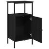 vidaXL Cabinet de chevet Ch&ecirc;ne noir 41 x 31 x 80 cm Bois d'ing&eacute;nierie