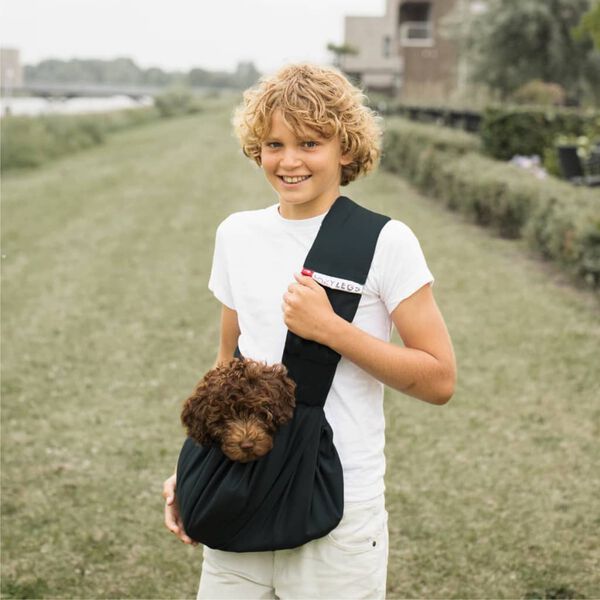 4Lazylegs Sac de transport animaux Pocket Basic Polyester 15 kg Noir