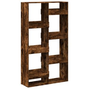 vidaXL Cloison de s&eacute;paration ch&ecirc;ne fum&eacute;100x33x175 cm bois d'ing&eacute;nierie