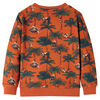 Sweatshirt pour enfants rouille clair 116