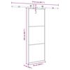 vidaXL Porte coulissante avec kit de quincaillerie 76x205 cm Verre ESG