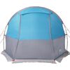 vidaXL Tente de camping tunnel 4 personnes bleu imperméable