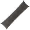 vidaXL Housse de coussin HEERLEN Gris fonc&eacute; 40 x 145 cm Velours